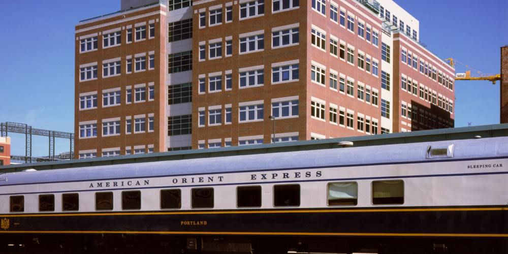 1899 Wynkoop Exterior View With Train